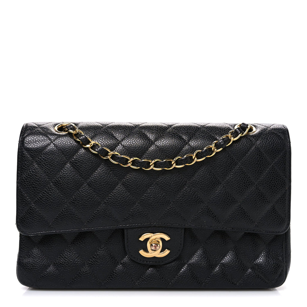 Chanel Caviar Quilted Medium Double Flap Black