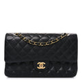 Chanel Caviar Quilted Medium Double Flap Black