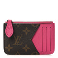 Louis Vuitton Monogram Calfskin Coin Card Holder Rose