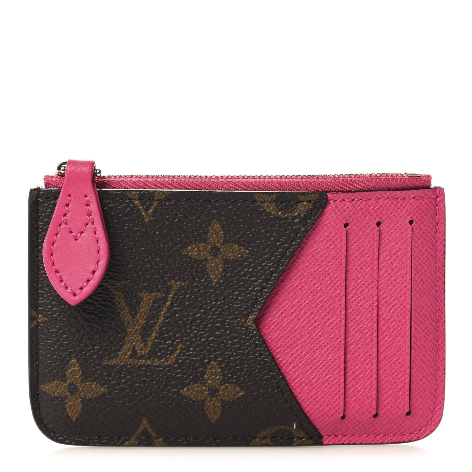 Louis Vuitton Monogram Calfskin Coin Card Holder Rose