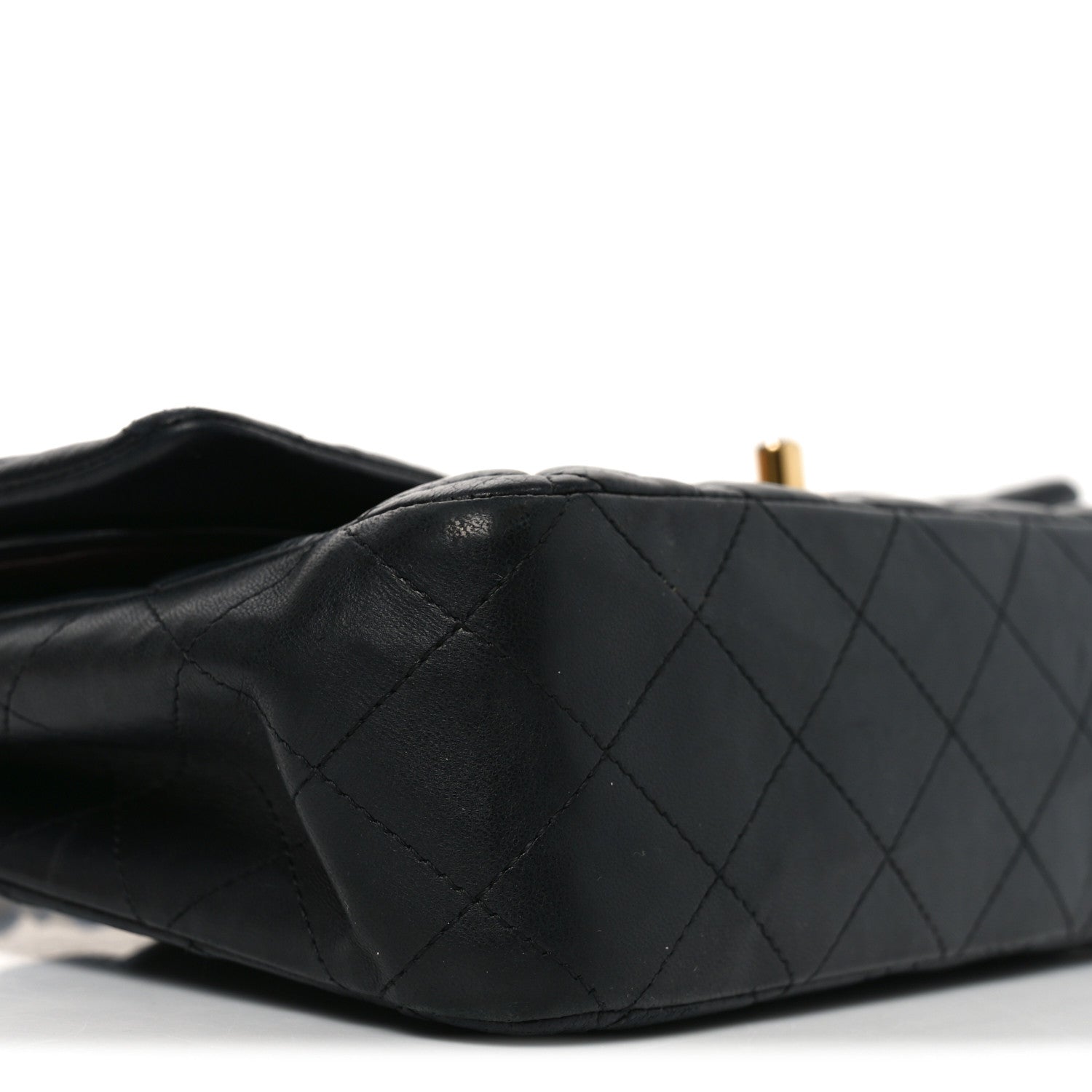 Chanel Lambskin Quilted Medium Double Flap Black