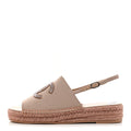 Canvas Strass CC Espadrille Slingback Sandals 38 Pink