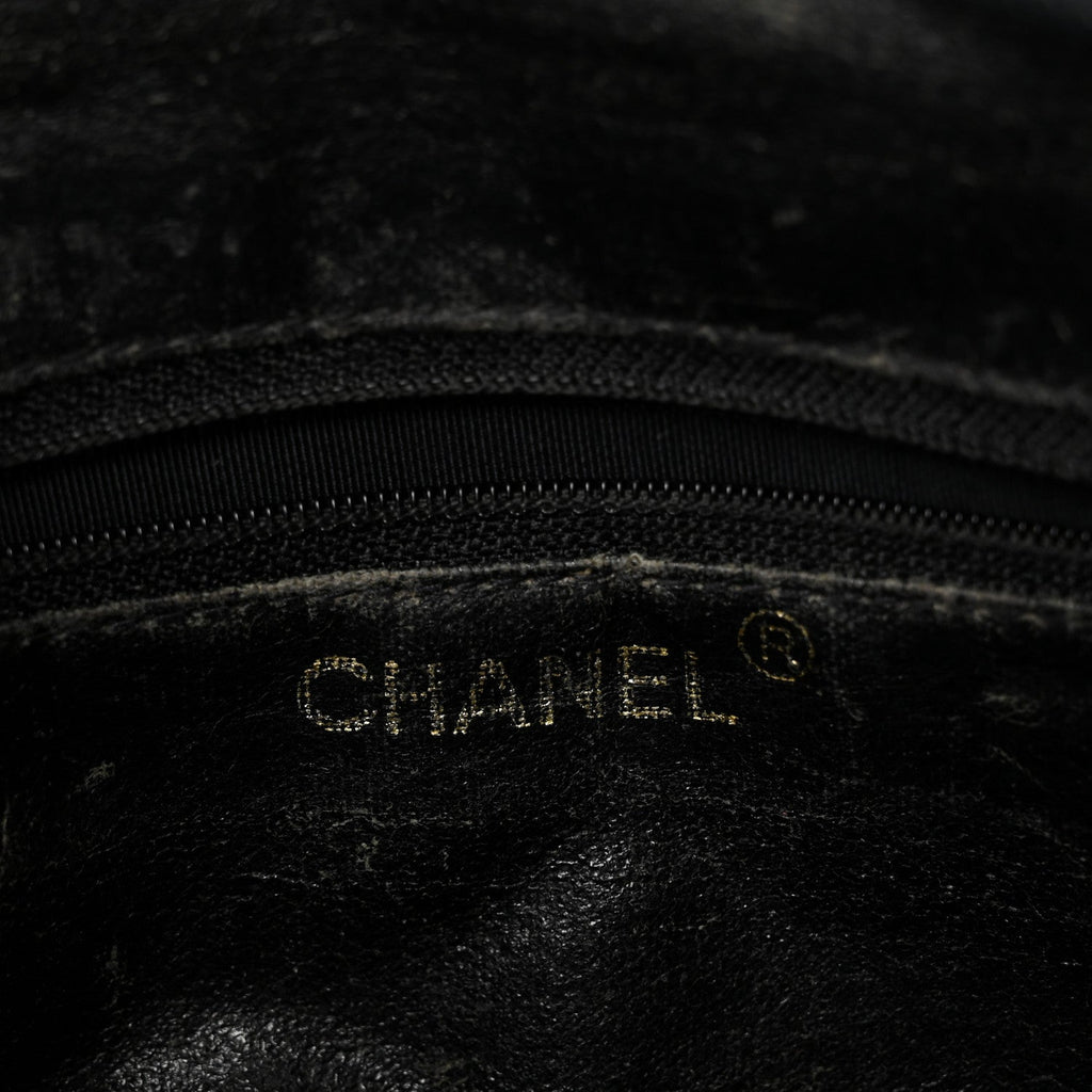 Chanel Caviar Quilted Flap Shoulder Bag Black