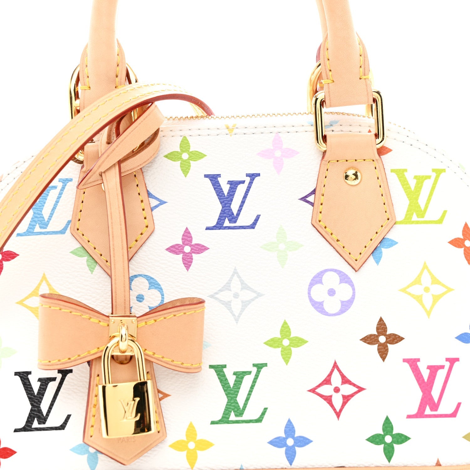 Louis Vuitton LV X TM Monogram Multicolor Alma BB White