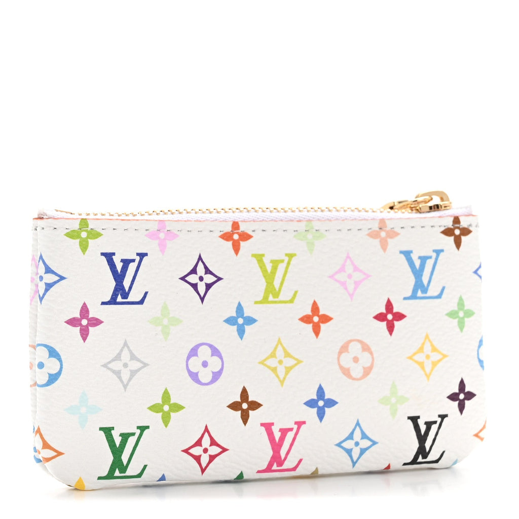 Louis Vuitton LV X TM Monogram Multicolor Key Pouch White