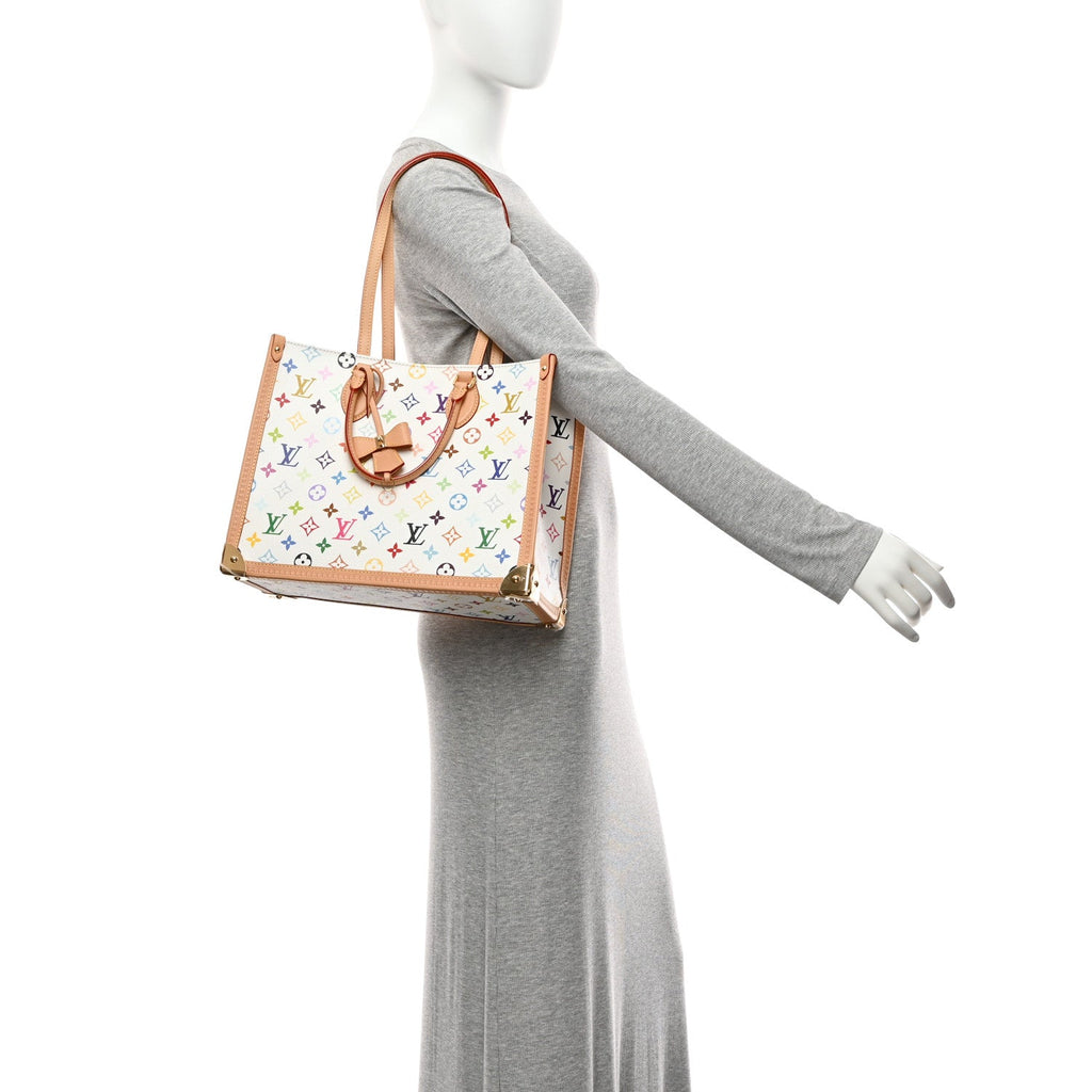 Louis Vuitton LV X TM Monogram Multicolor Onthego MM White