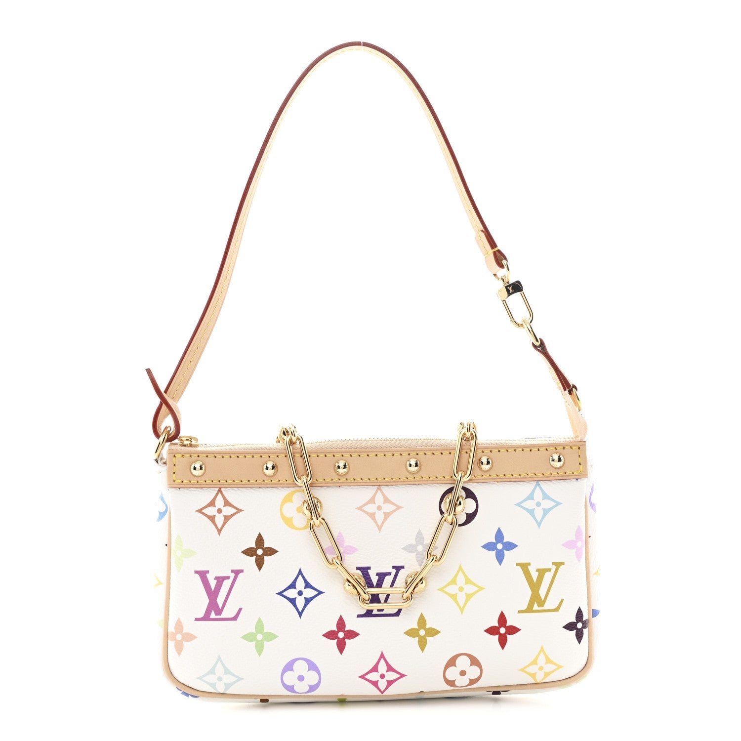 Louis Vuitton LV X TM Monogram Multicolor Pochette Accessories White