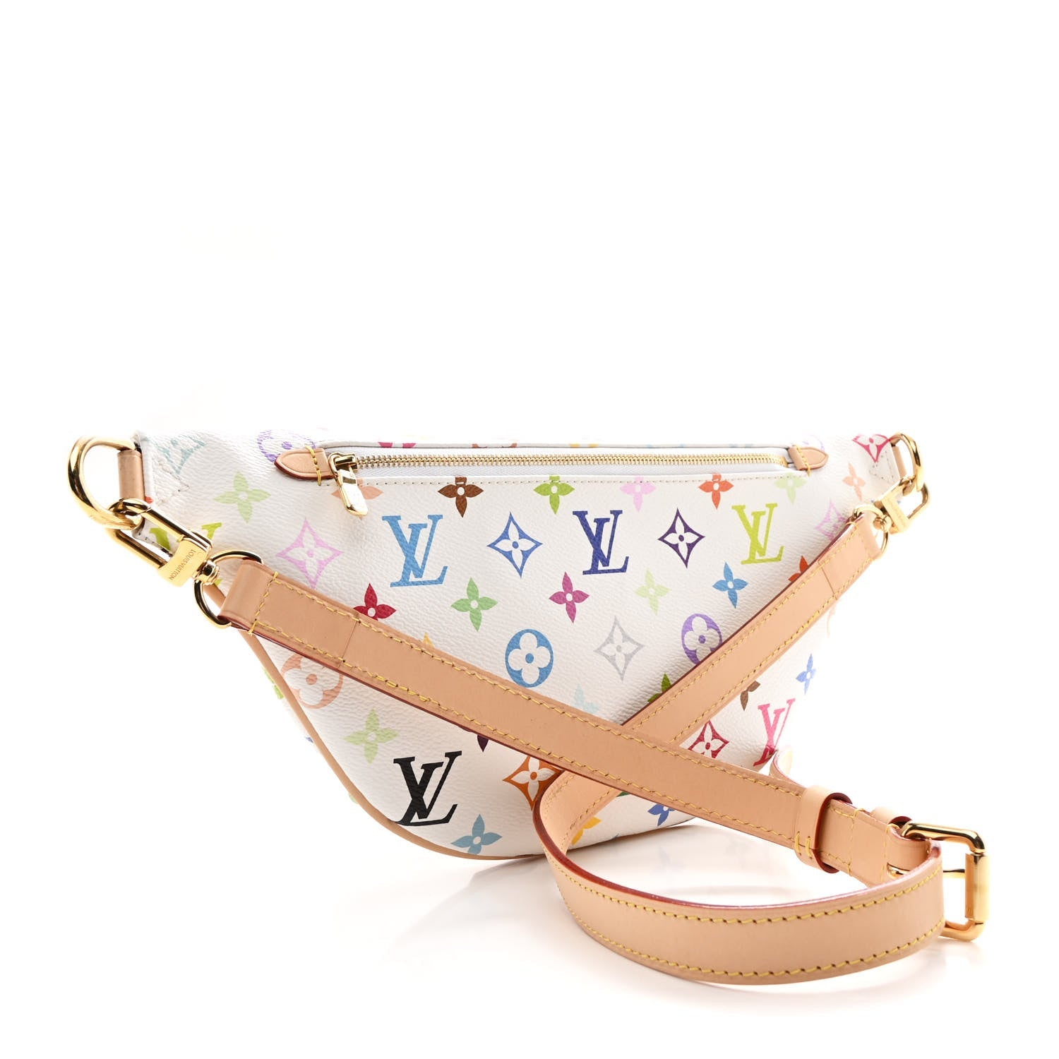 Louis Vuitton LV X TM Monogram Multicolor High Rise Bumbag White