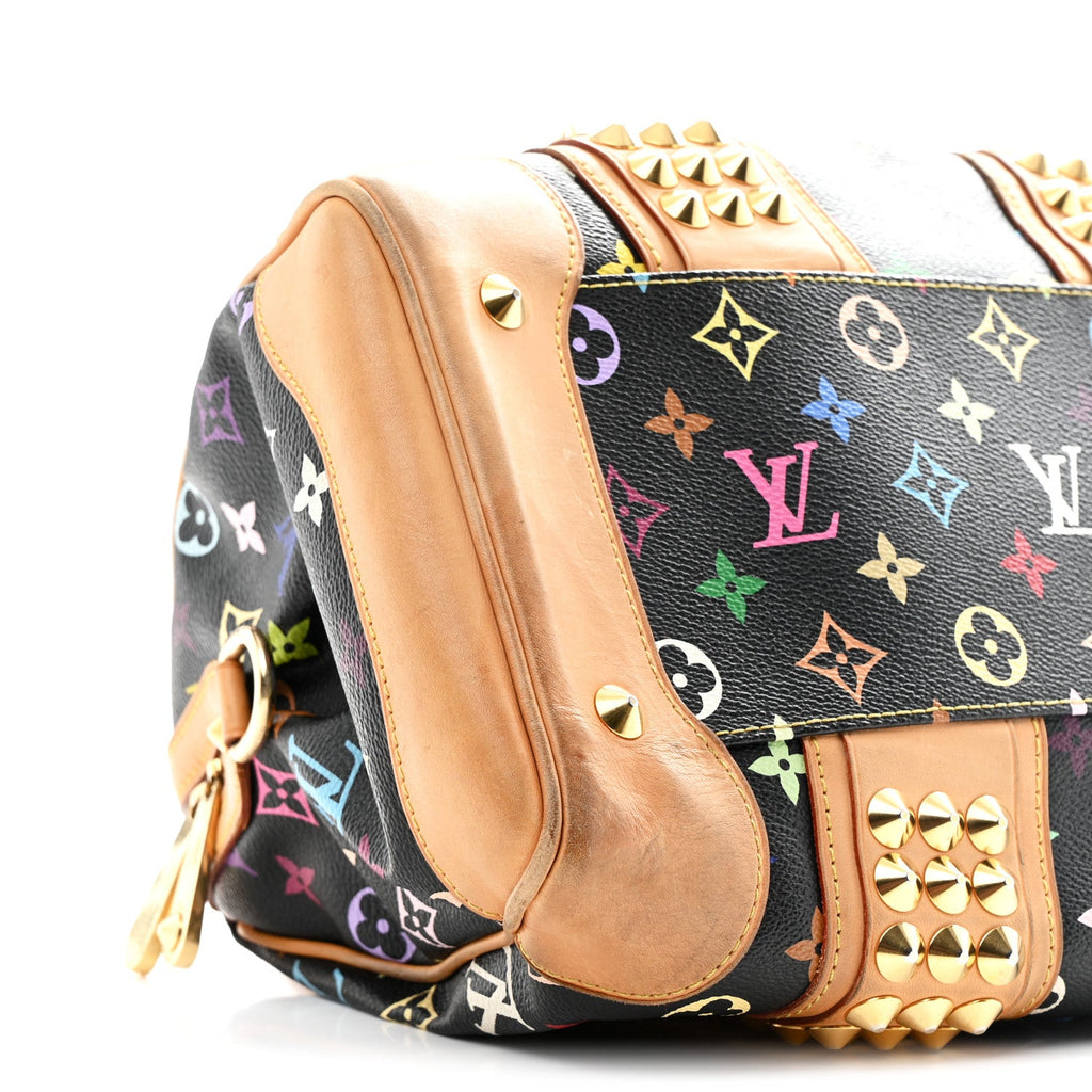Louis Vuitton Monogram Multicolor Courtney MM Black