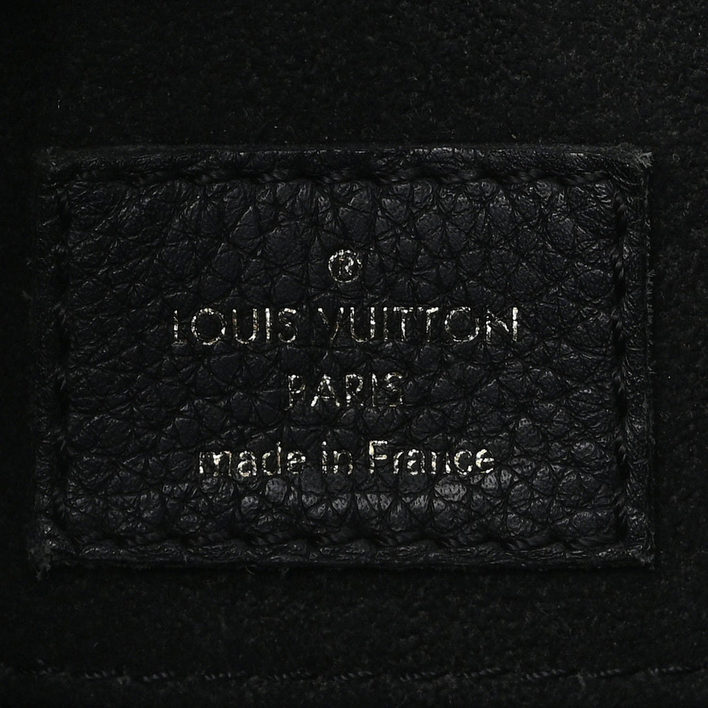 Louis Vuitton Soft Calfskin Lockme Tote MM Black