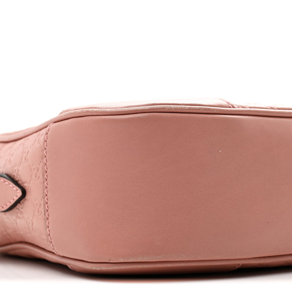 Gucci Soft Microguccissima Mini Bree Messenger Bag Soft Pink