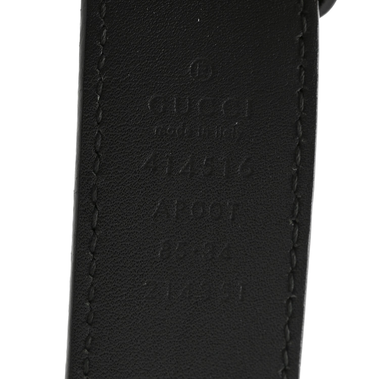 Gucci Calfskin Double G 30mm Belt 85 34 Black