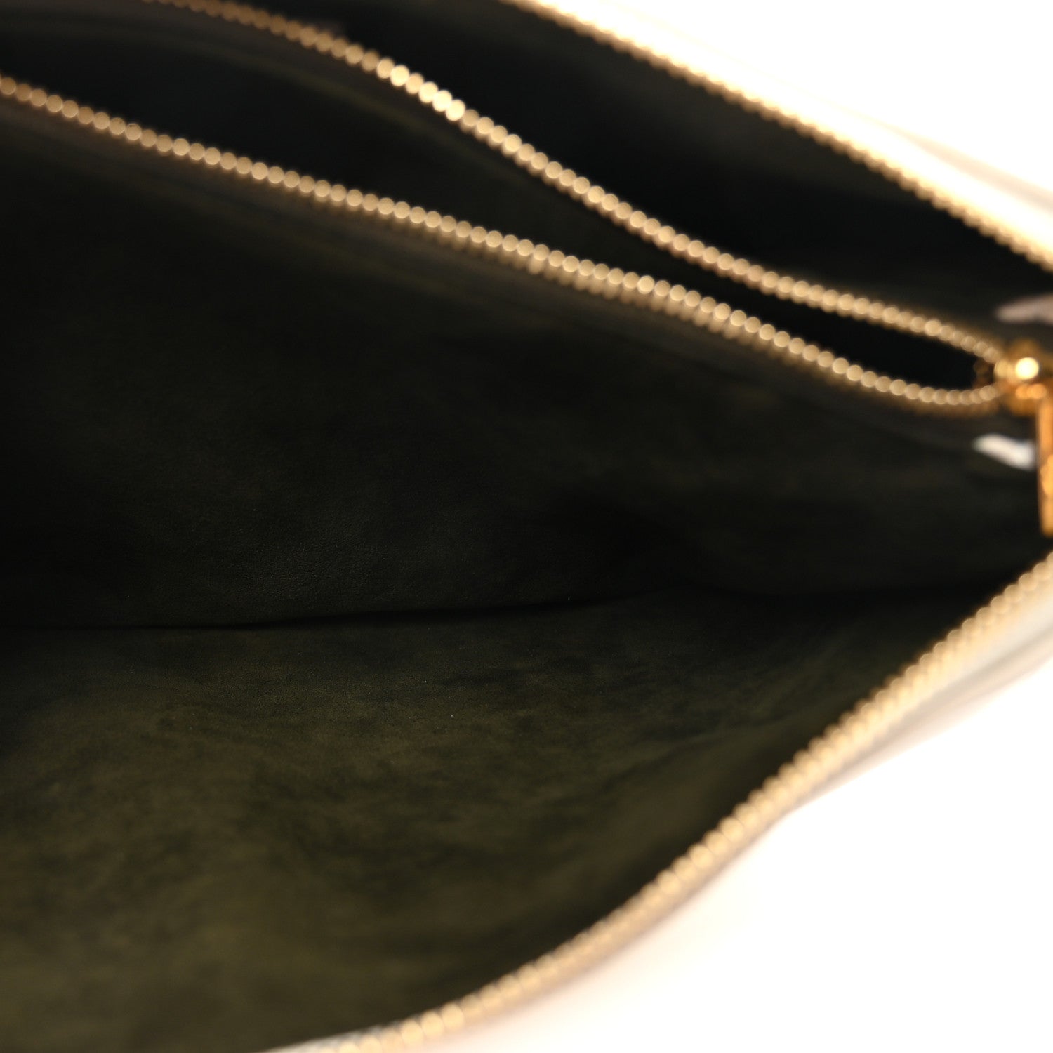 Louis Vuitton Lambskin Embossed Monogram Coussin PM White