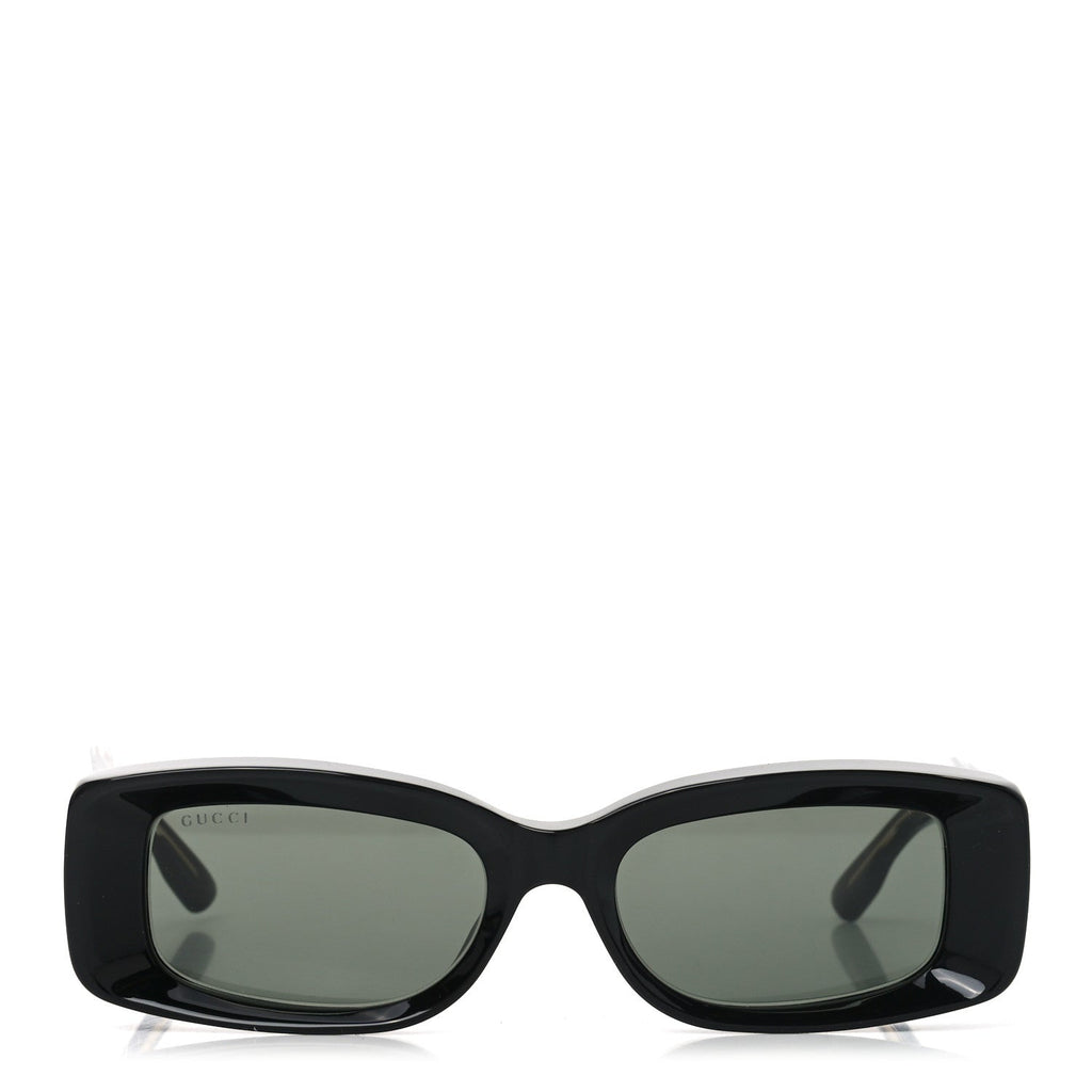 Gucci Acetate Rectangle Frame Sunglasses GG1528S Black