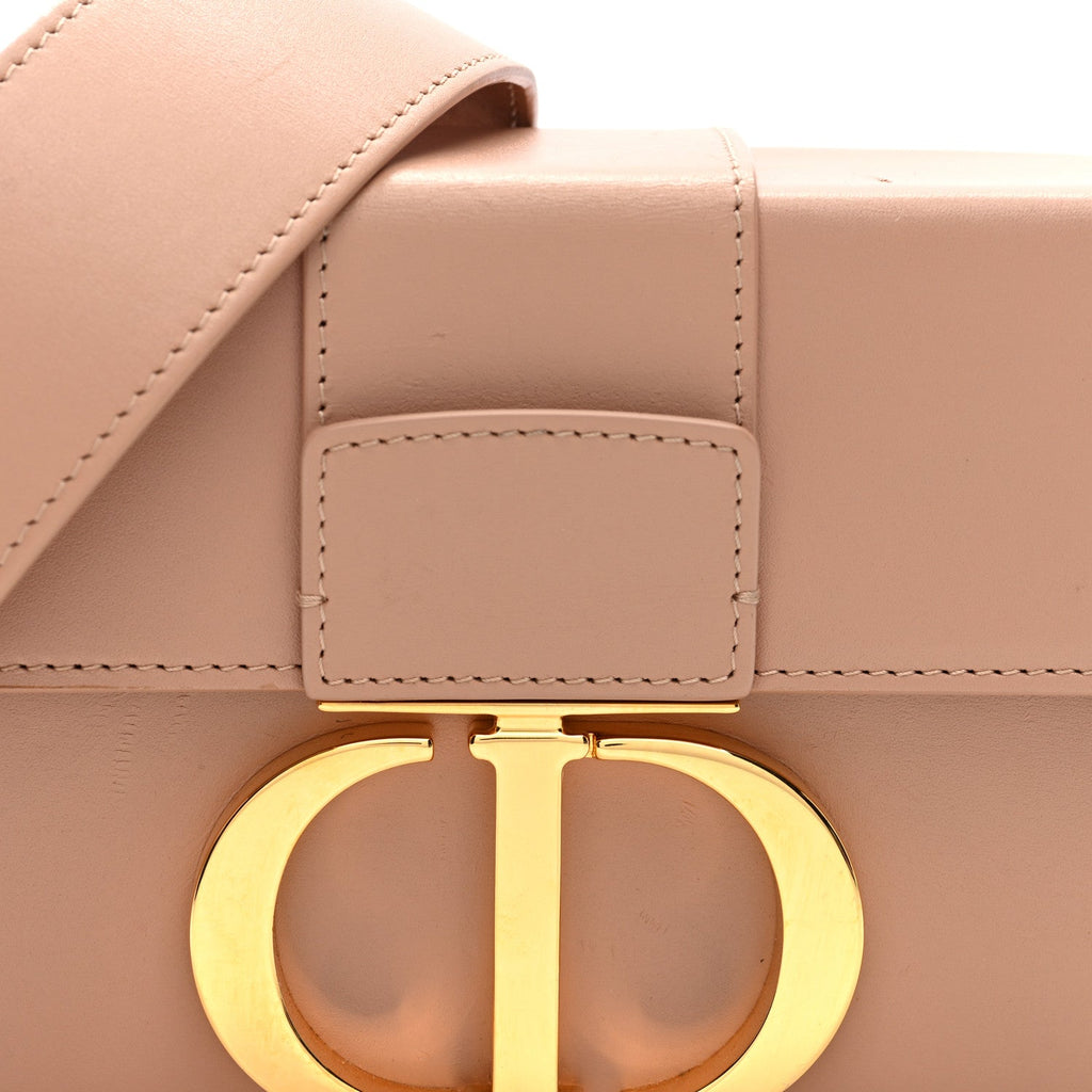 Christian Dior Smooth Calfskin 30 Montaigne Box Bag Pale Pink