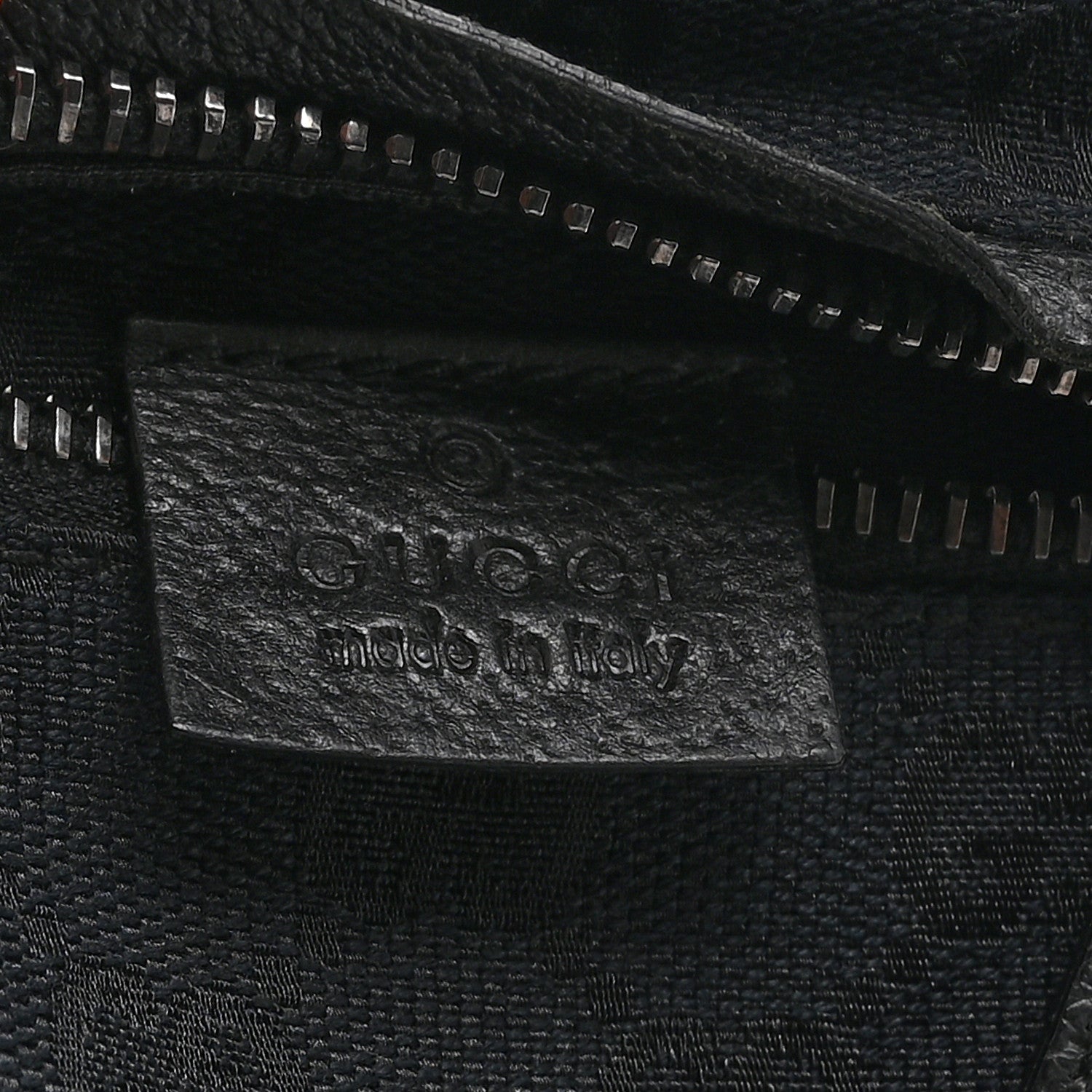 Gucci GG Monogram Double Pocket Belt Bag Black