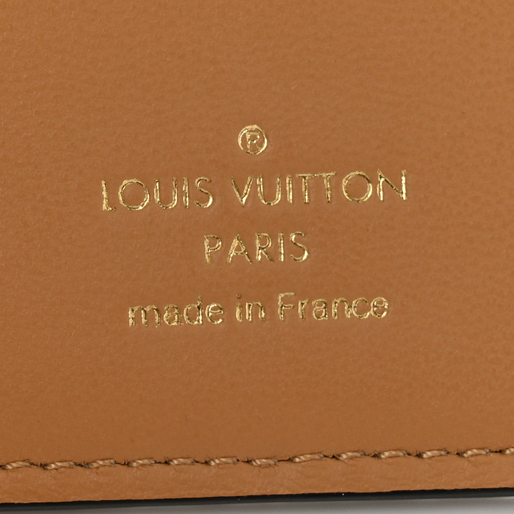 Louis Vuitton Taurillon LV Vertical Capucines Wallet Black Arizona