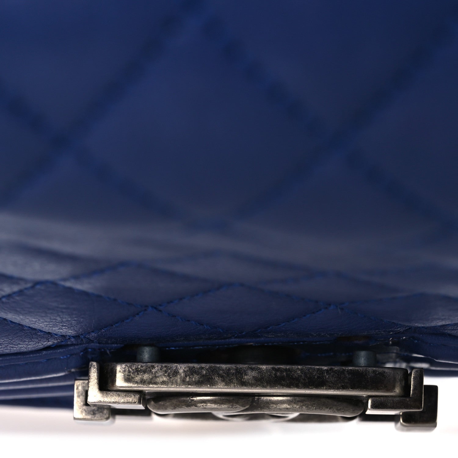 Chanel Calfskin Quilted Medium Boy Flap Blue