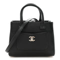 Chanel Grained Calfskin Mini Neo Executive Shopper Tote Black