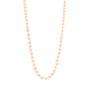 Graduated Pearl CC Long Necklace Gold
