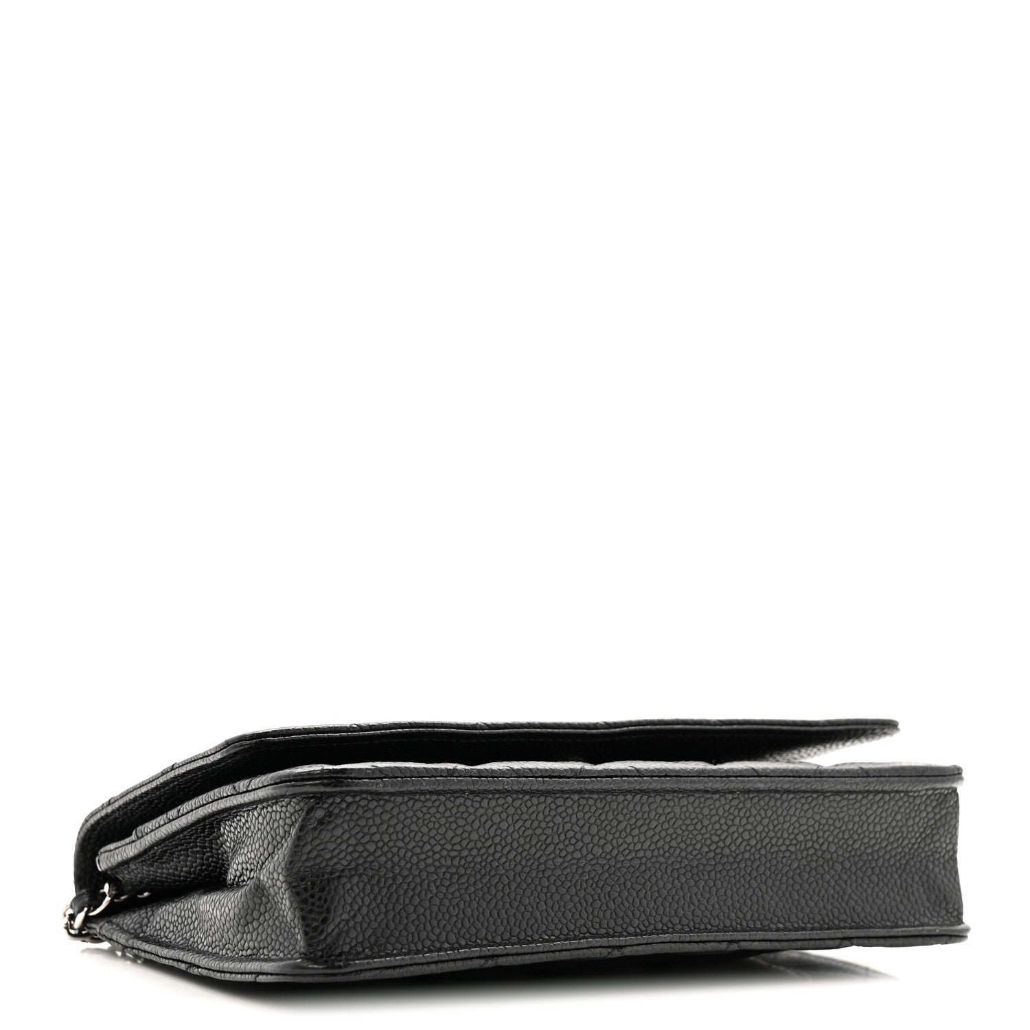 Chanel Caviar Quilted Wallet on Chain WOC Black