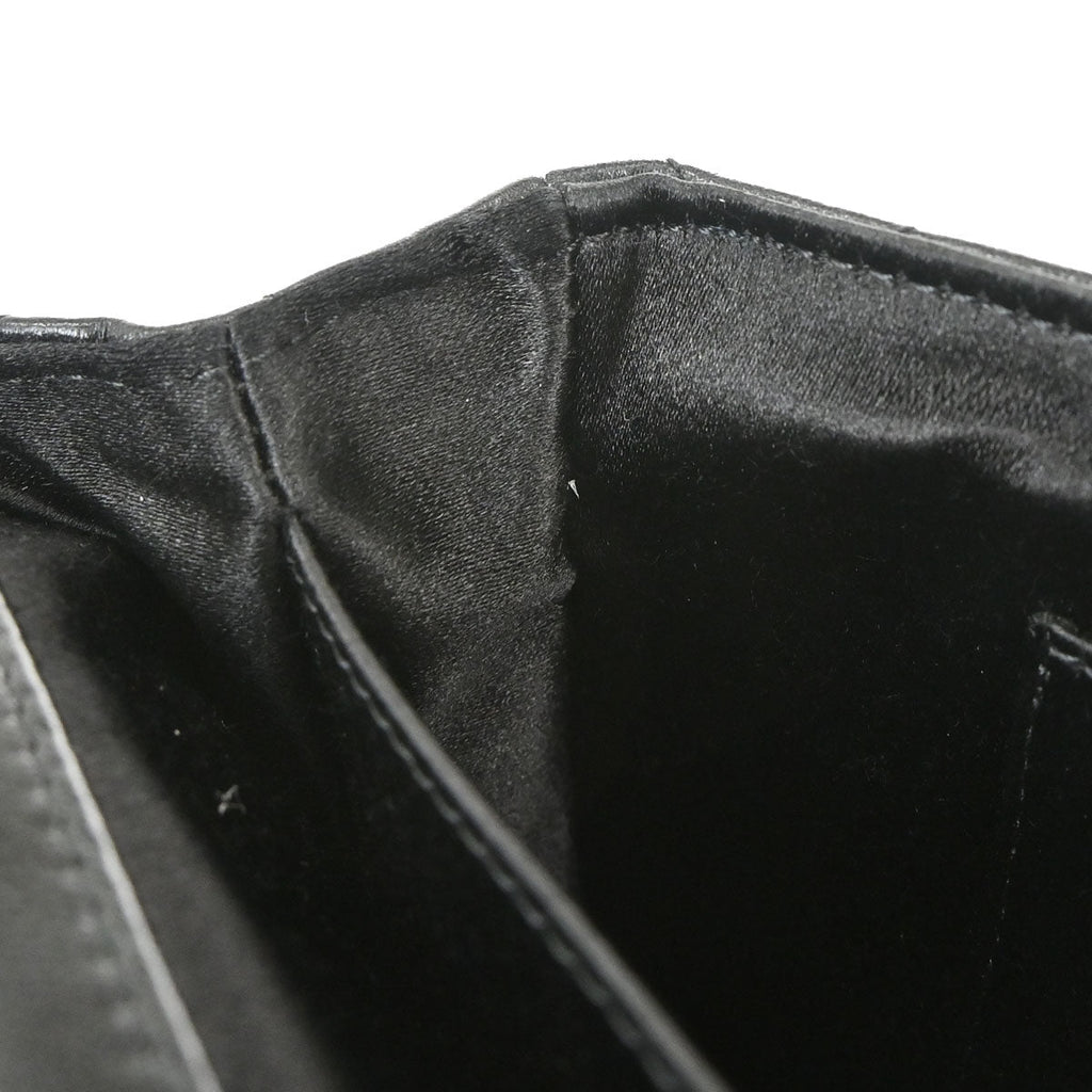 Chanel Black Lambskin Around the World Handbag