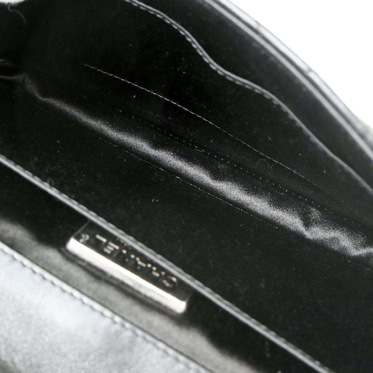 Chanel Black Lambskin Around the World Handbag