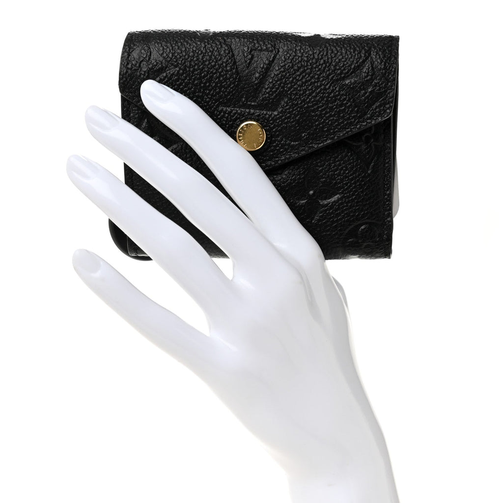 Louis Vuitton Empreinte Zoe Wallet Black
