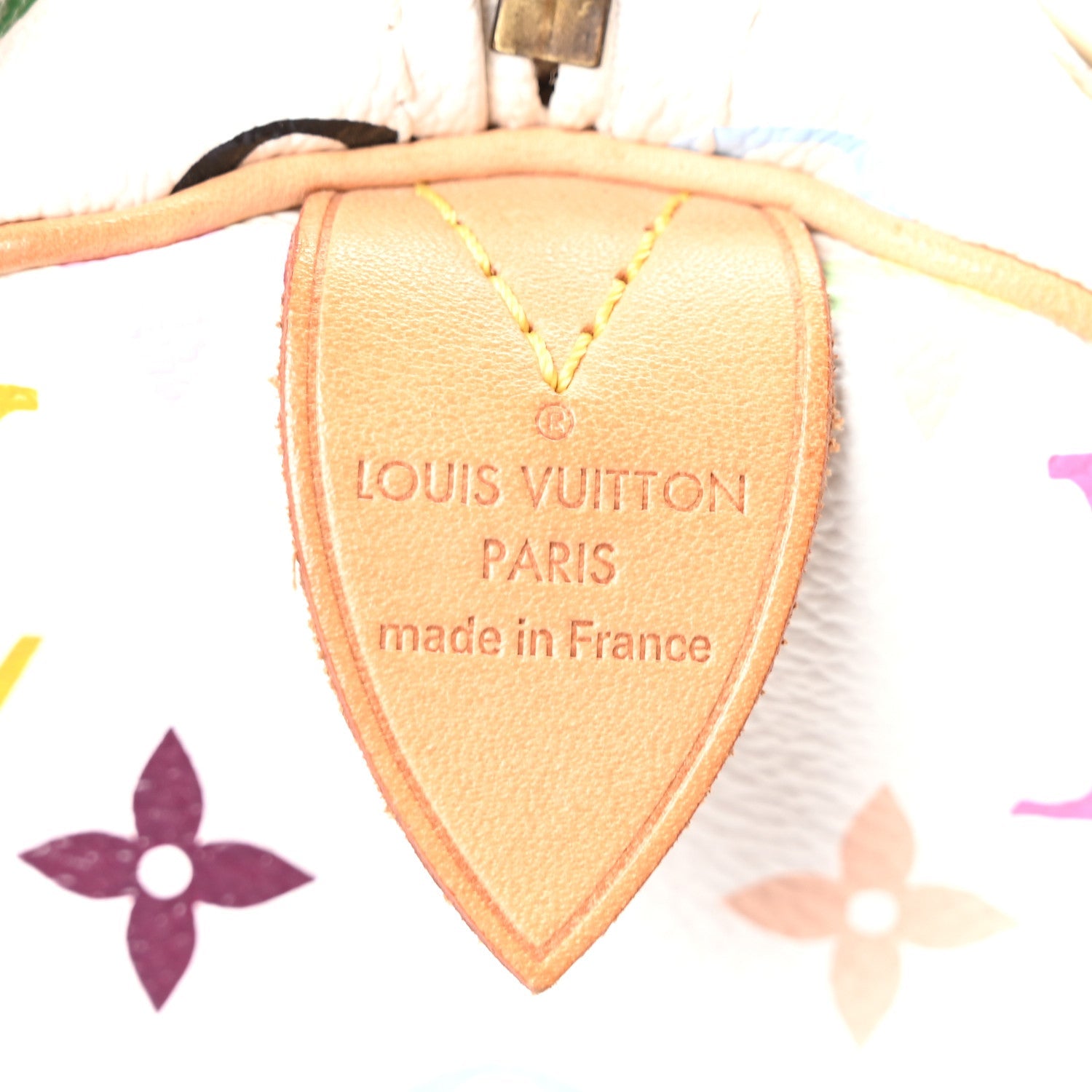 Louis Vuitton Monogram Multicolor Speedy 30 White