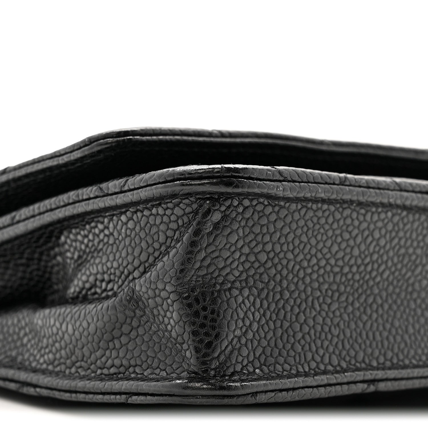 Chanel Caviar Quilted Wallet on Chain WOC Black