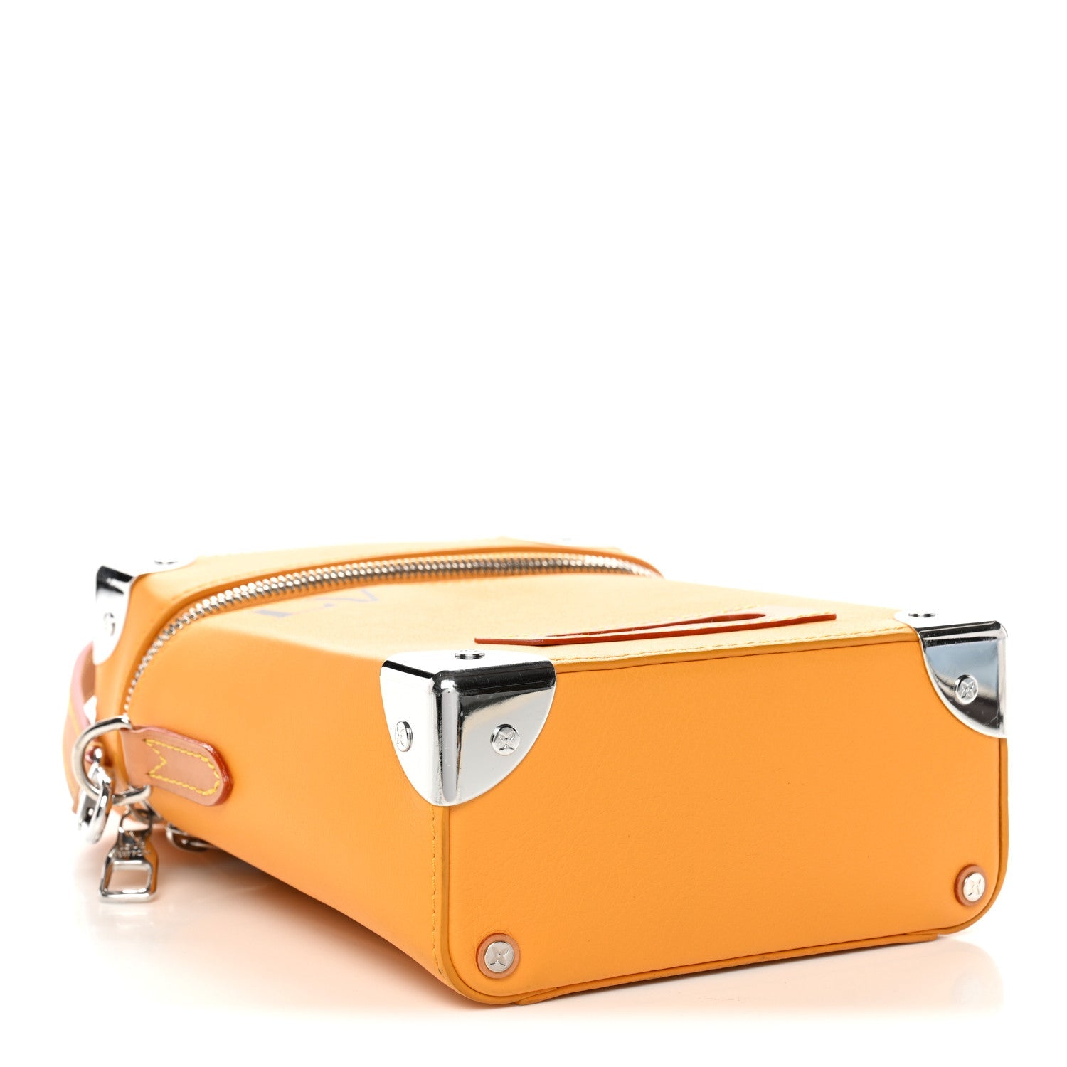Louis Vuitton Calfskin N°7 Vertical Box Trunk Yellow