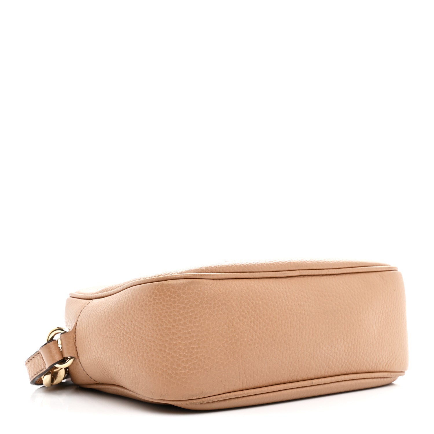 Gucci Pebbled Calfskin Small Soho Disco Bag Rose Beige