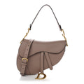Christian Dior Grained Calfskin Saddle Bag With Strap Blush