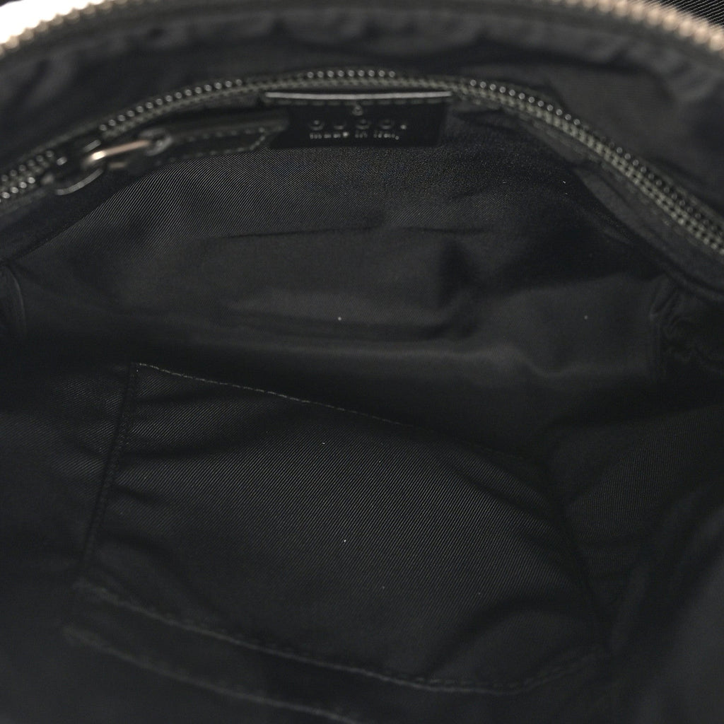 Gucci Canvas Web Messenger Bag Black