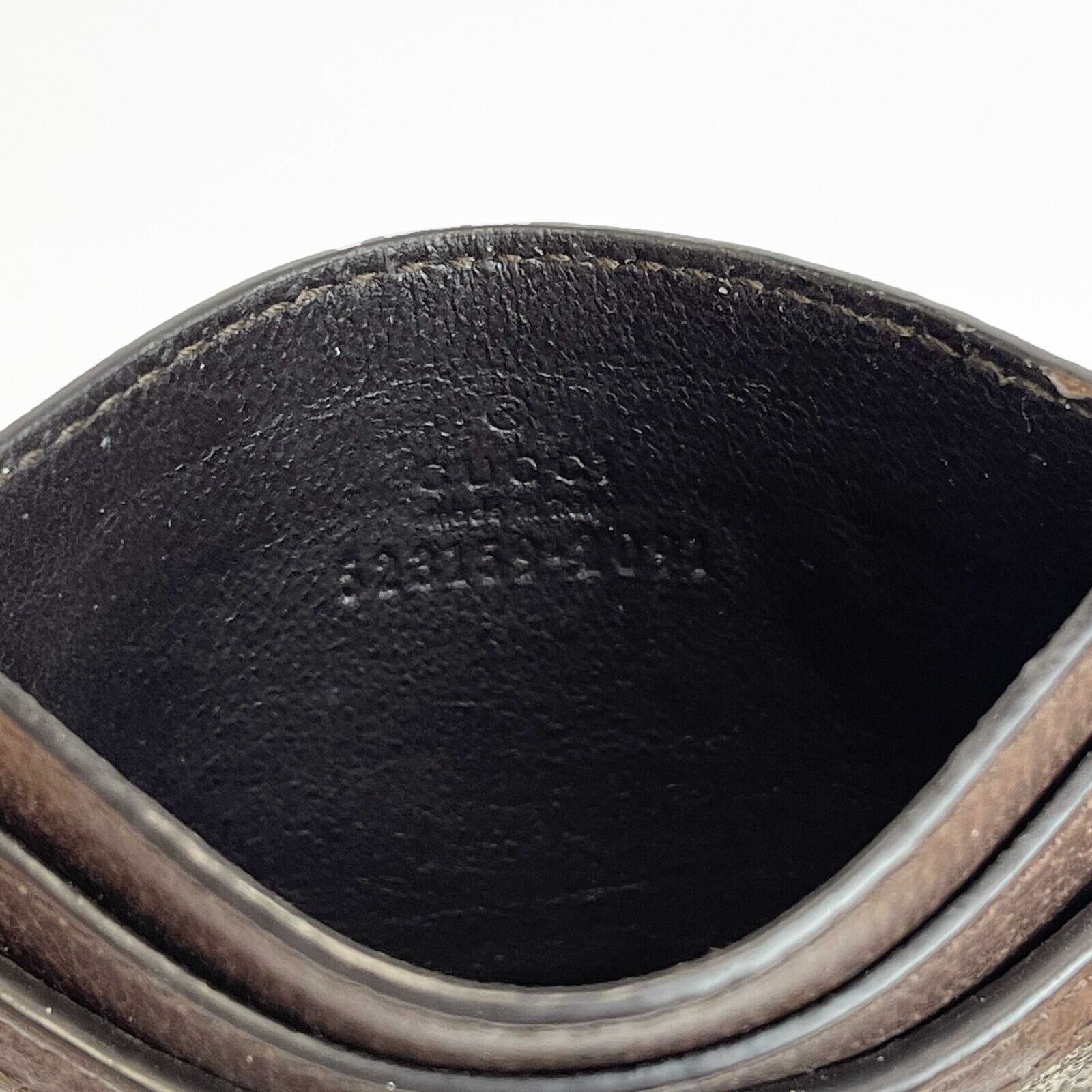 GUCCI - Ophidia GG Brown Card Case - Full Kit