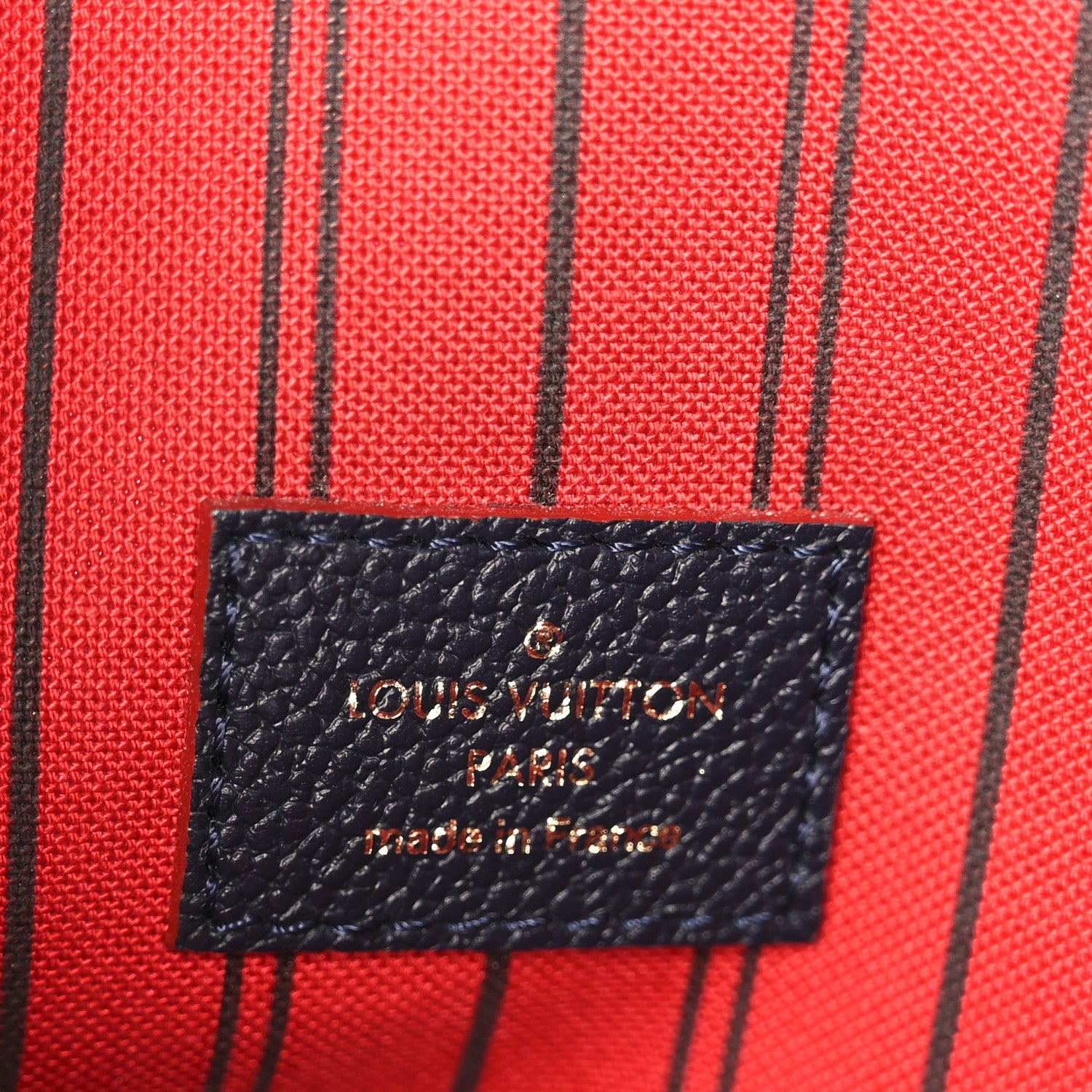 Louis Vuitton Empreinte Pochette Metis Marine Rouge