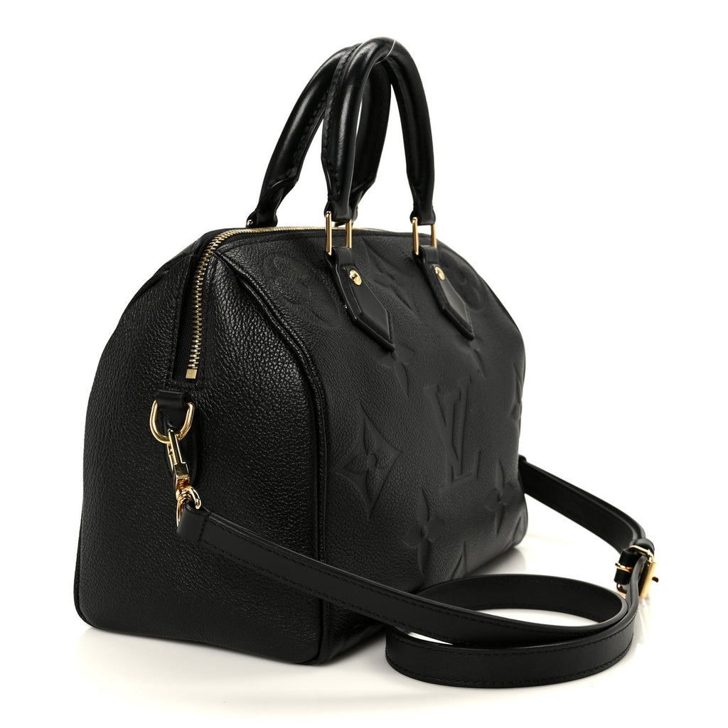 Louis Vuitton Empreinte Monogram Giant Speedy Bandouliere 25 Black