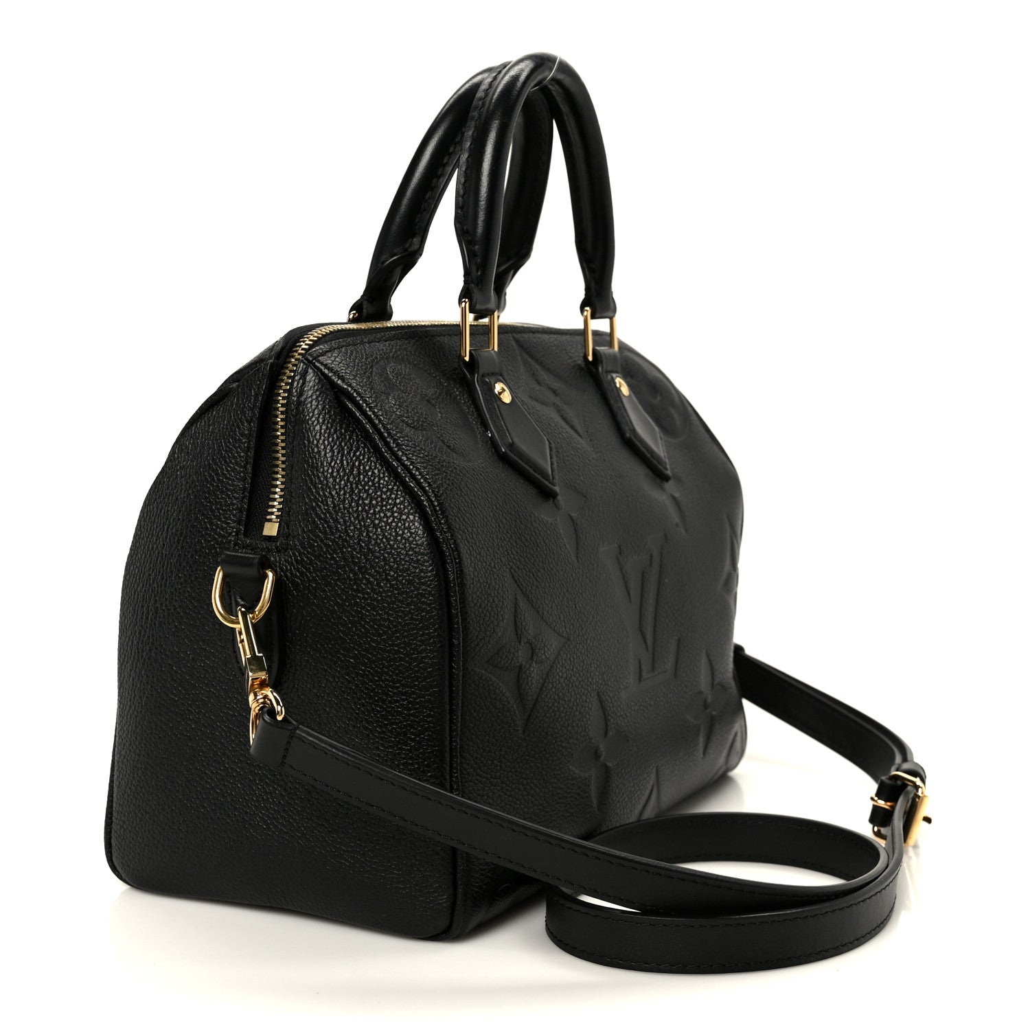 Louis Vuitton Empreinte Monogram Giant Speedy Bandouliere 25 Black