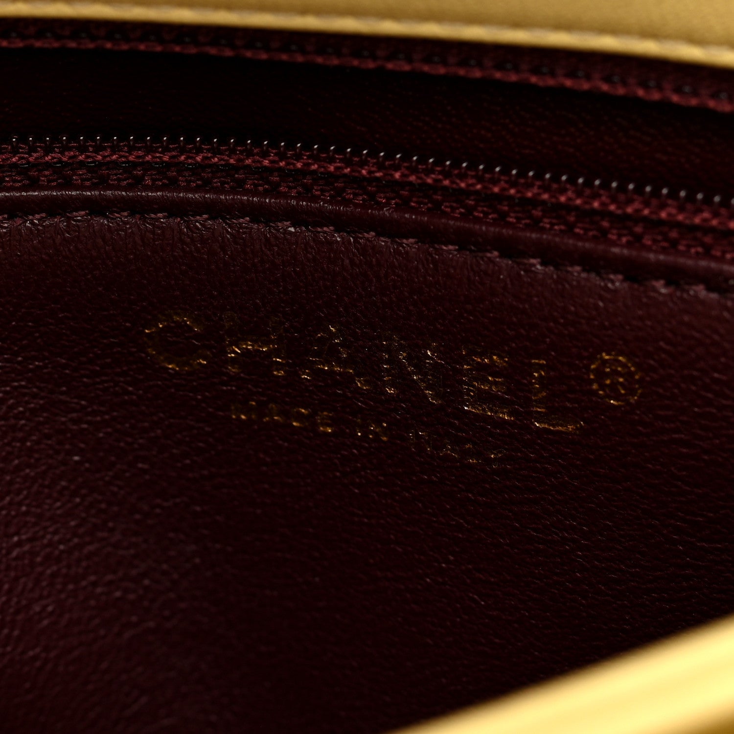 Chanel Lambskin Quilted Small Trendy CC Flap Dual Handle Bag Yellow