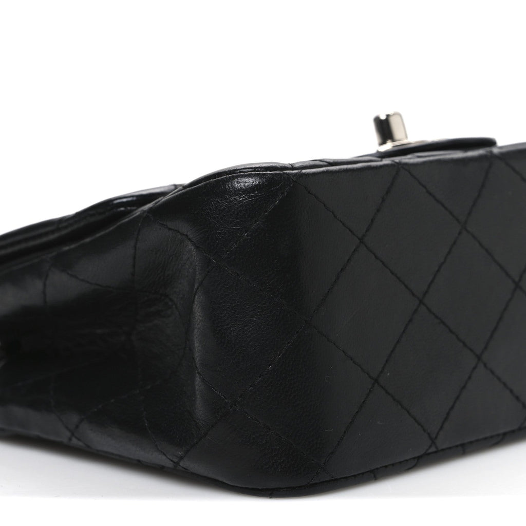 Chanel Lambskin Quilted Mini Square Flap Black