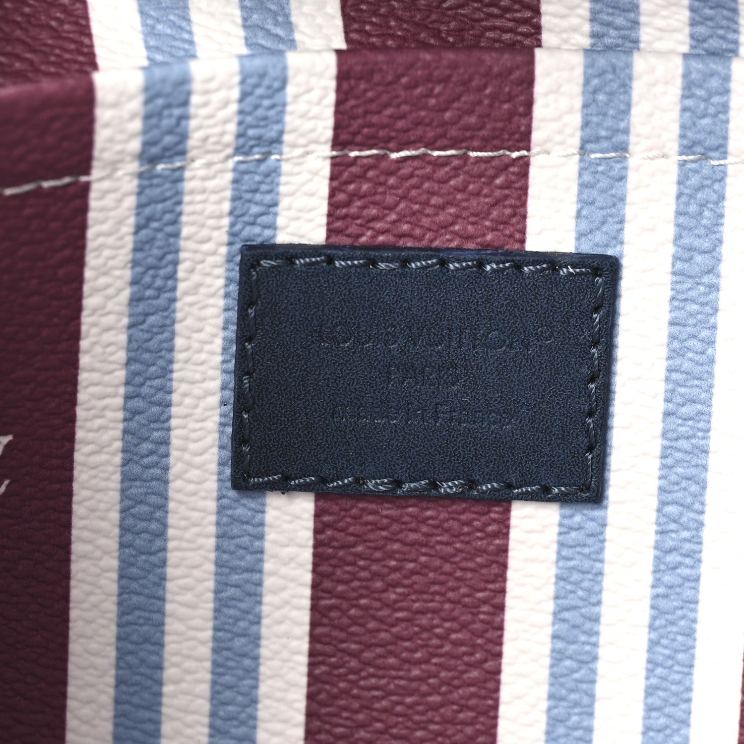 Louis Vuitton Monogram Heritage Locker Dopp Kit Toilet Pouch Blue