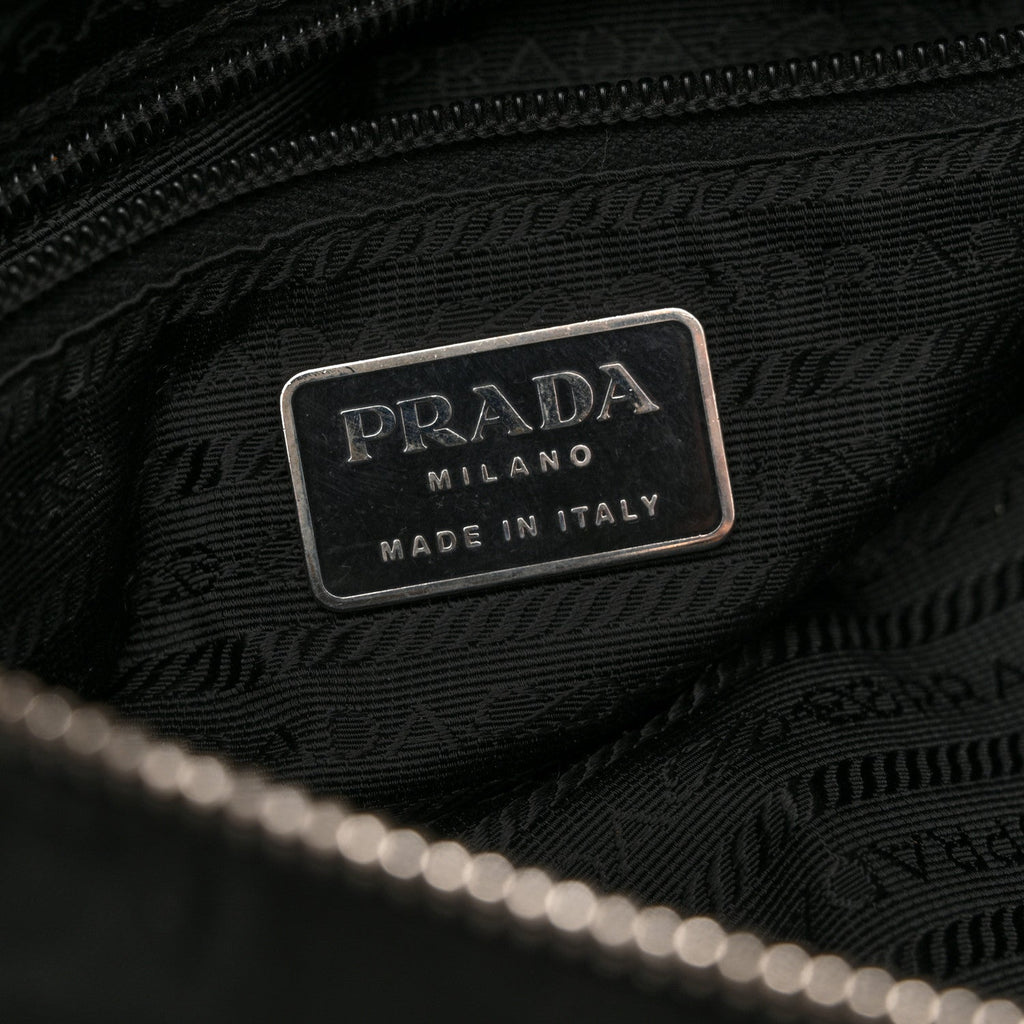 Prada Nylon Shoulder Bag  Black