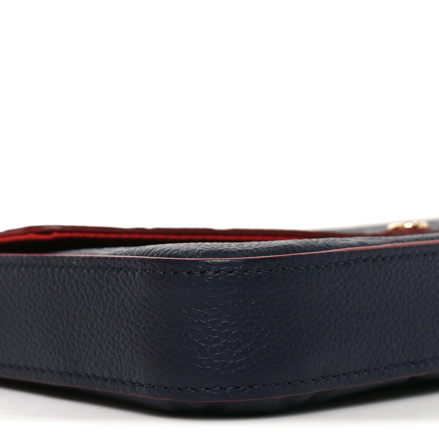Louis Vuitton Empreinte Pochette Felicie Chain Wallet Marine Rouge