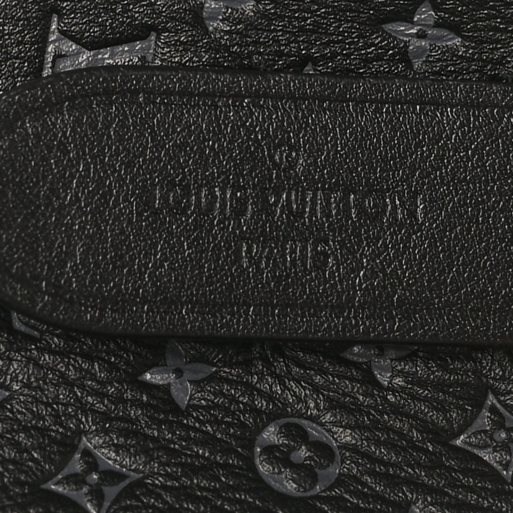 Louis Vuitton Calfskin Nanogram Embossed Neonoe BB Black