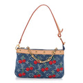 Louis Vuitton LV X TM Monogram Denim Cerises Pochette Accessories Blue
