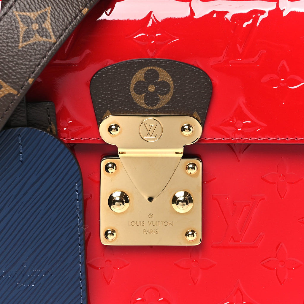 Louis Vuitton Vernis Epi Monogram Spring Street Scarlet