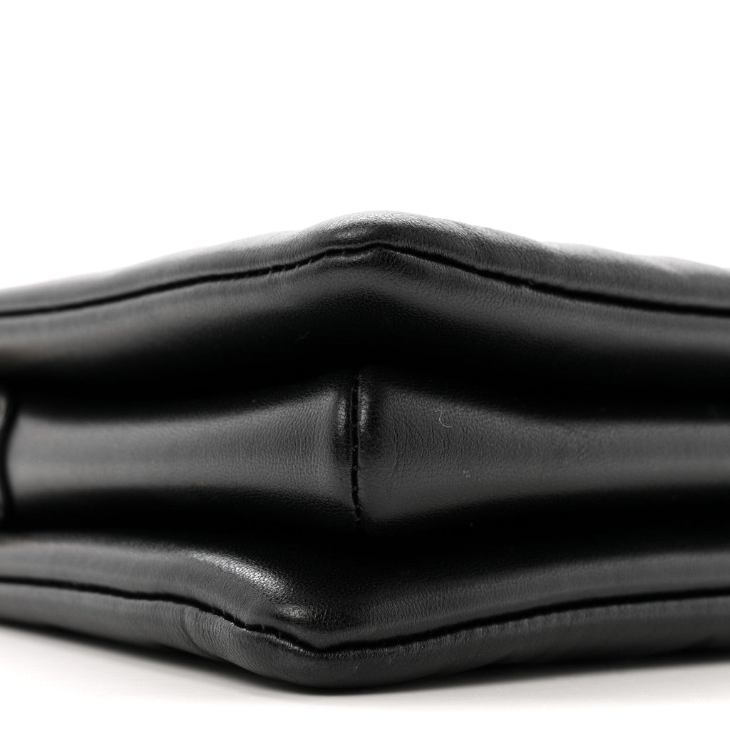 Louis Vuitton Lambskin Embossed Monogram Coussin BB Black