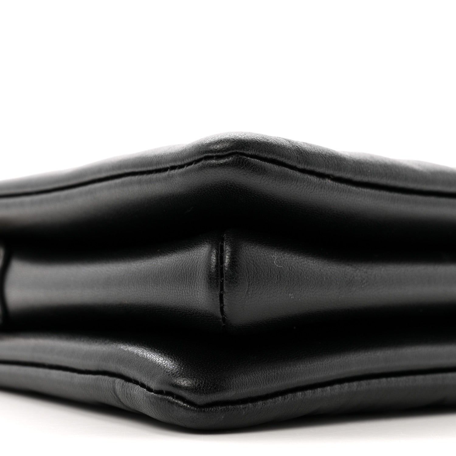 Louis Vuitton Lambskin Embossed Monogram Coussin BB Black