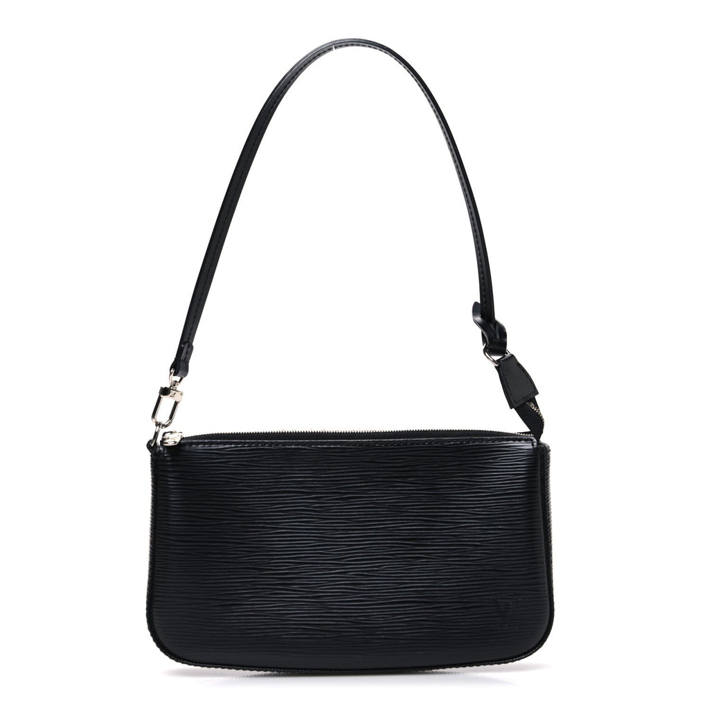 Louis Vuitton Epi Pochette Accessories NM Black