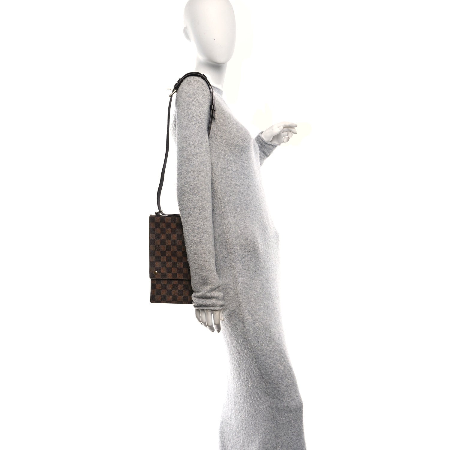 Louis Vuitton Damier Ebene Portobello Travel Shoulder Bag